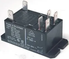 TE Connectivity / Potter & Brumfield T92P11A22-24 Power Relay, DPDT, 24VAC, 30A ...