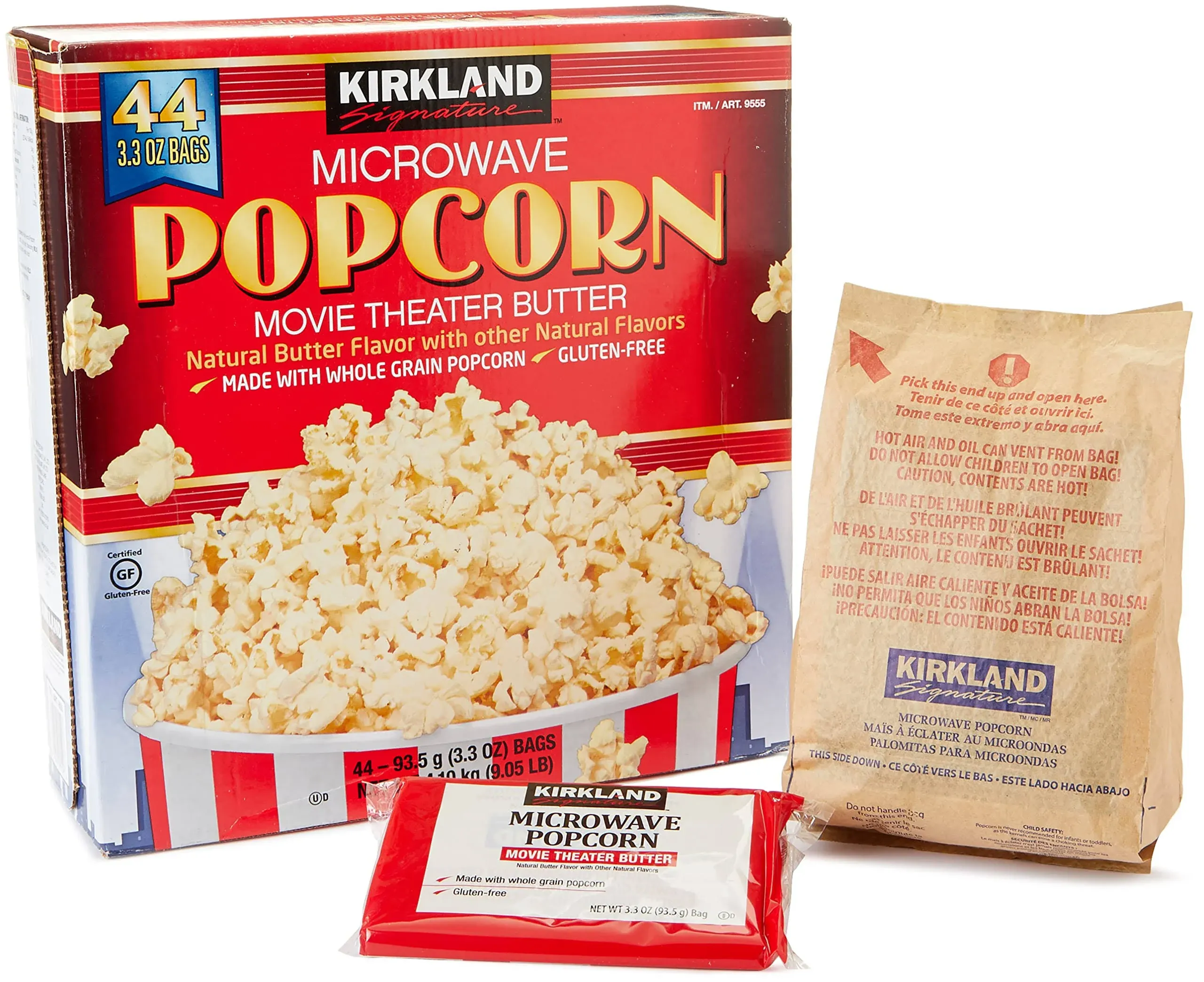 Kirkland Signature Microwave Popcorn, 3.3 oz, 44 Count Thank You