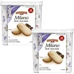 Pepperidge Farm Milano Cookies, Dark Chocolate, 20 Packs, 2 Cookies per Pack