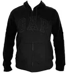 GAP Men's Full Zip Fleece Logo Hoodie