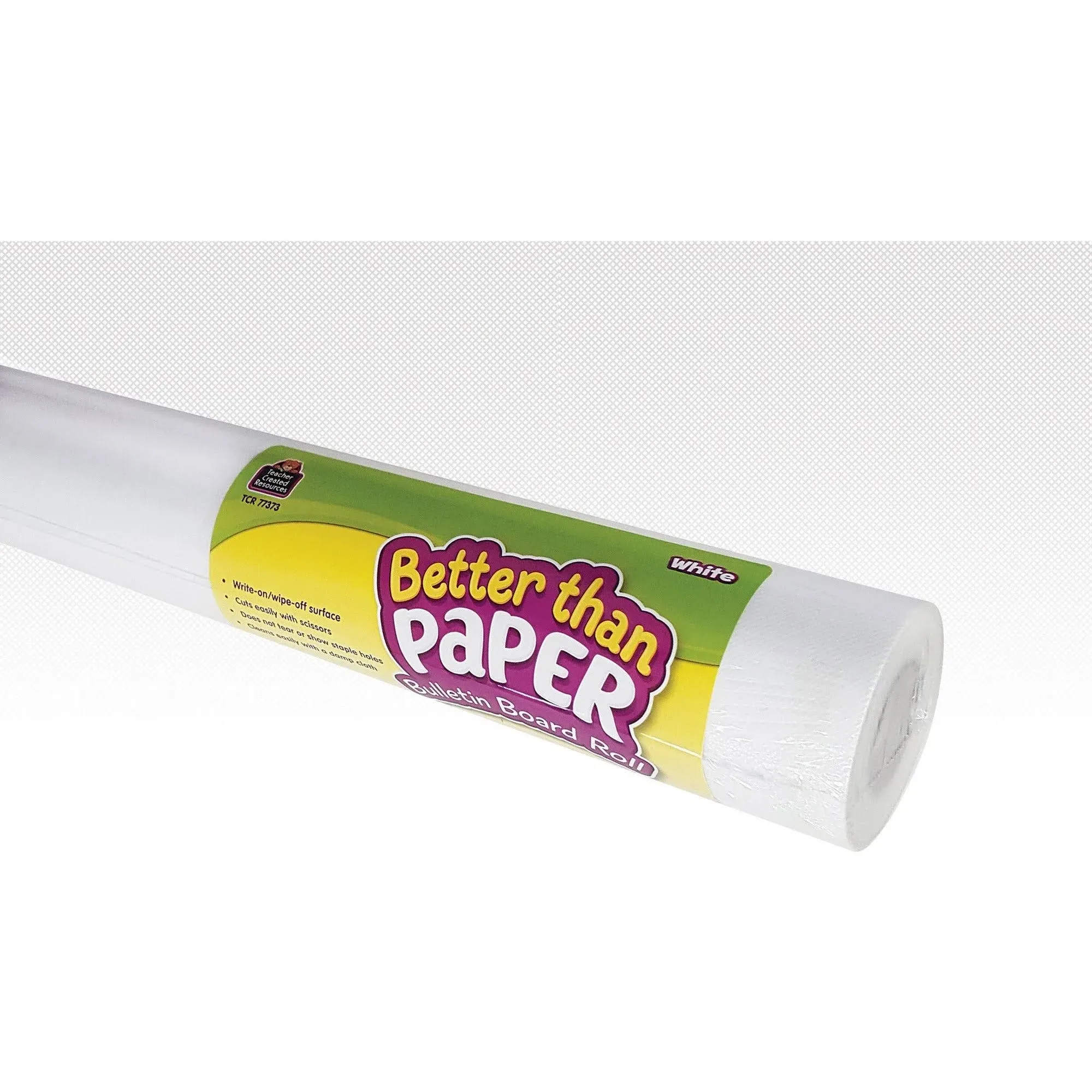 Teacher Created Resources White Better Than Paper Bulletin Board Roll, 4 x 12 Feet