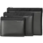 Briggs & Riley Travel Essentials, Black 3, Pouch, 3 pc. Set