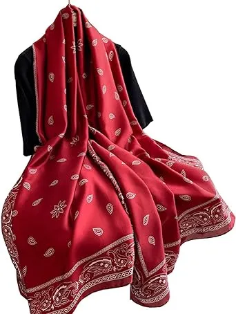 RIIQIICHY Women's Scarf Pashmina Shawls and Wraps for Evening Dress Bridesmaid Wedding Bridal Winter Warm Long Large Scarves