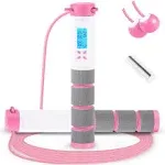 Jump Rope Digital Weighted Handle Workout Jumping Rope with Calorie Counter for