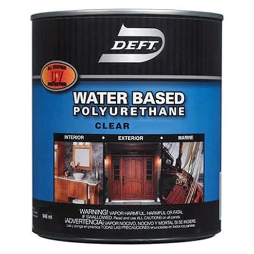 DEFT® Interior/Exterior Water Based Acrylic Polyurethane - Satin Finish