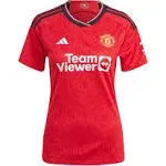 Adidas Manchester United 23/24 Home Football Shirt - Womens - Red