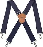 Navy suspenders for men, Work suspenders, 2 inch wide suspenders, Heavy Duty ...