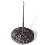 Thorness Vintage Cast Iron Cash Register Receipt Spike Paperweight