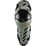 Leatt Adult Dual Axis Off-Road Motorcycle Pivoting Knee and Shin Hard Shell Impact Foam Guard, Cactus, S/M