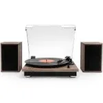 Victrola Montauk Bluetooth Turntable System, Natural