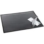 Artistic Lift-Top Pad Desktop Organizer with Clear Overlay 31 x 20 Black