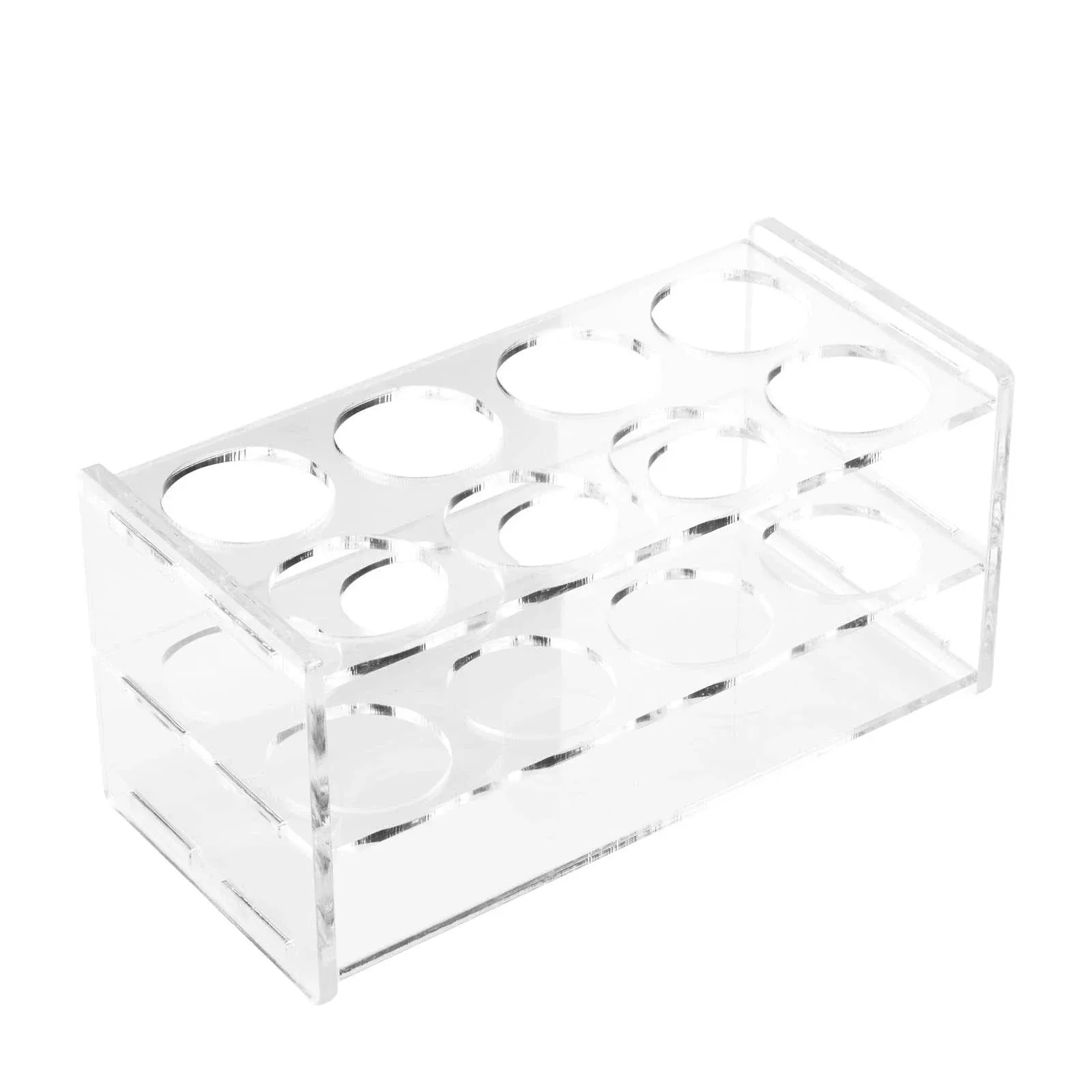 8 Holes Test Tube RackTransparen<wbr/>t Acrylic Test Rack 50ML