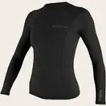 O'Neill Women's Thermo-X Long Sleeve Crew, Black, L