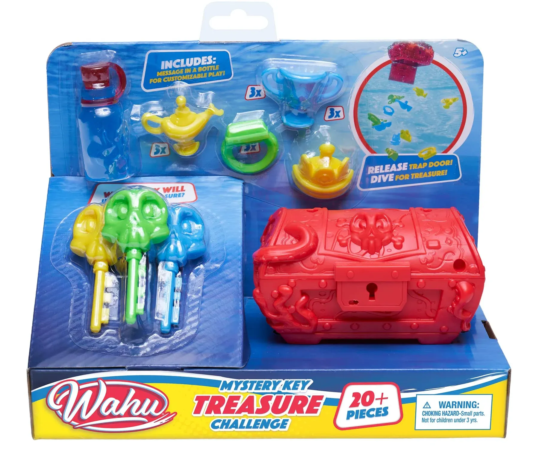 Wahu Mystery Key Treasure Chest Pool Toys