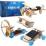 STEM Kits for Kids Age 8-10-12-14, Science Projects for Kids Ages 8-12, Stem Building Toys for Boys Age 8 9 10 12 13 14, Solar Car & STEM Activities Engineering Kits, Diy Kits for Kids, Gifts for Boys