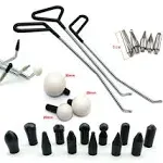 Paintless Dent Repair Tools 6 Pieces Of Dent Removal Rods With Awl Head Paintles