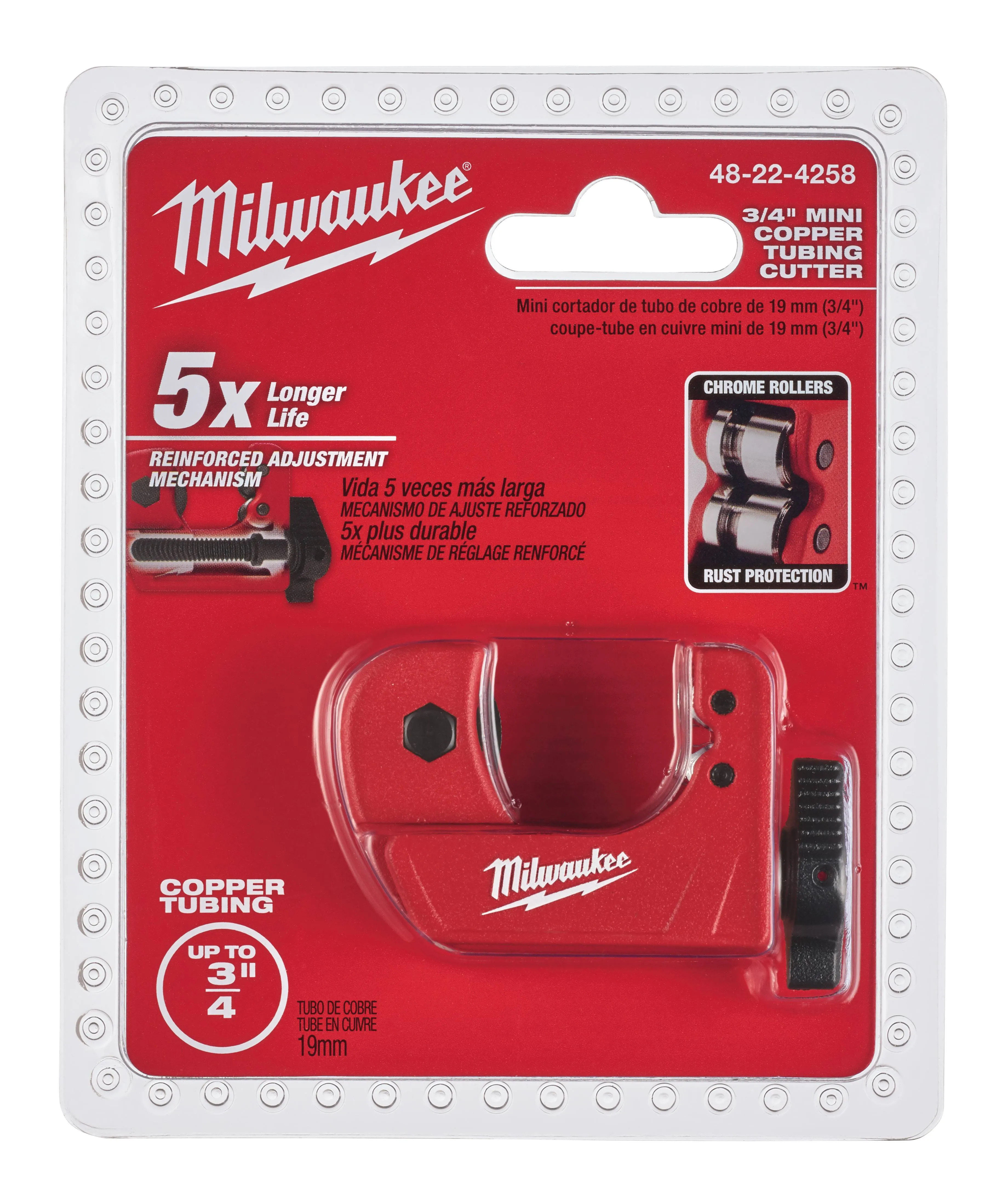 Milwaukee 3/4 in. Mini Copper Tubing Cutter