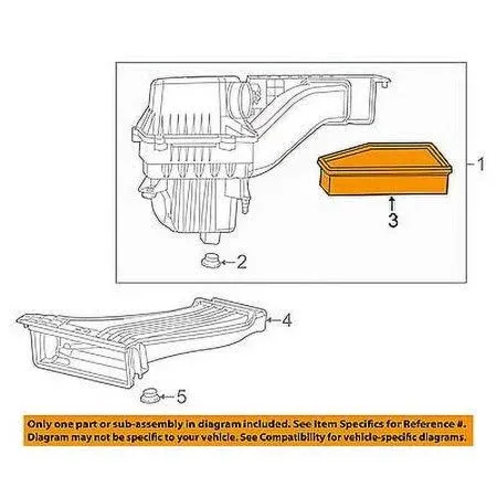 Chrysler OEM 2017 Pacifica-Air Filter 68235291AB