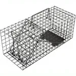 Anyhall Live Squirrel Trap Humane Animal Cage Trap Black