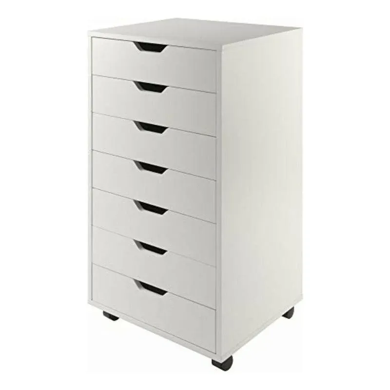 Winsome Halifax 7 Drawer Cabinet for Closet, White