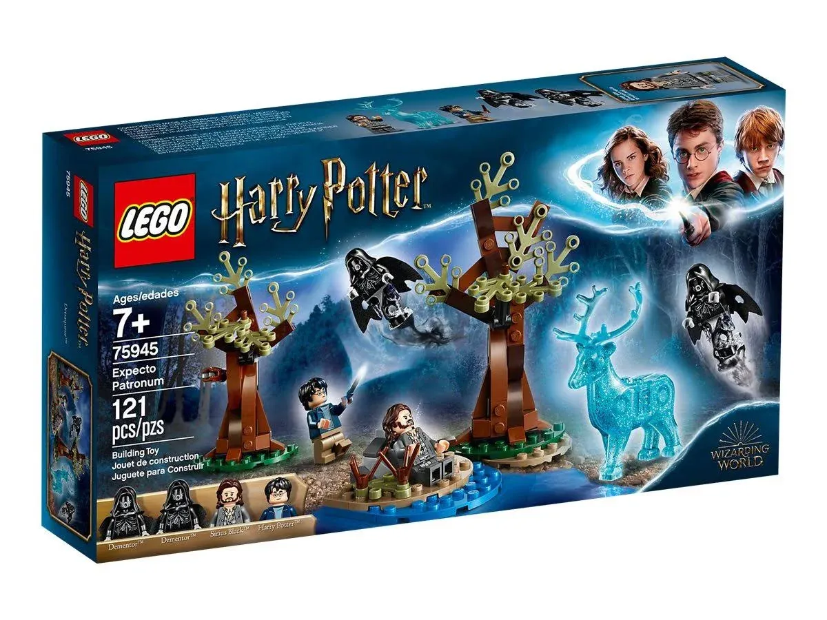 LEGO 75945 Harry Potter Expecto Patronum Set with 4 Minifigures and Patronus Stag Figure