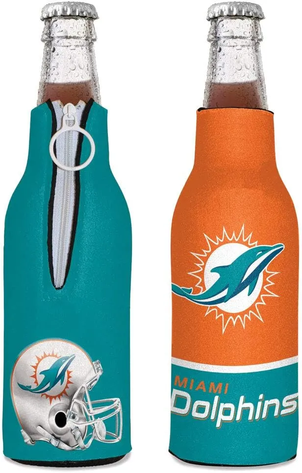 WinCraft 3208523075 NFL Miami Dolphins Bottle Cooler