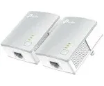 TP-Link TL-PA4010KIT v1. 3,"‹AV500 Nano Powerline Ethernet Adapter Kit