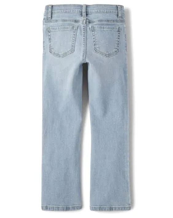 Girls Bootcut Jeans - Blue