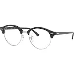 Ray Ban RX4246V Clubround Eyeglasses - 2000 Black