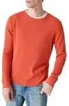 Garment Dye Thermal T-shirt In Pure Pumpkin