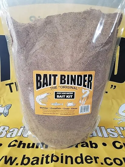 Bait Binder™ Bait Kit - The 'Original' - Shrimp, Crab, Crawfish, Chum - 15 LB