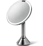 simplehuman Sensor Touch-Control Mirror - Stainless Steel