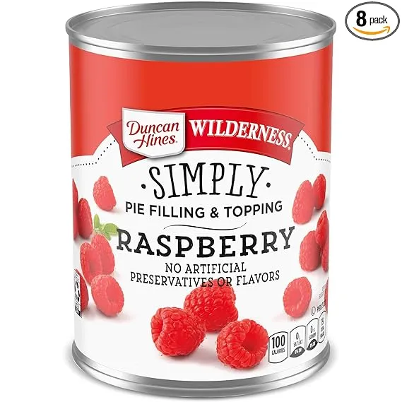 Duncan Hines Wilderness Simply Pie Filling, Raspberry, Raspberry, 21 Ounce (Pack ...