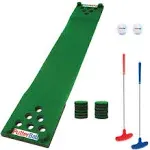 Golf Pong Game Set the Original - Includes 2 Putters, 2 Golf Balls, Green Puttin