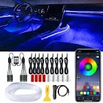 Car LED Strip Lights, RGB Car Interior Lights, 16 Million Colors 9 in 1 with 236