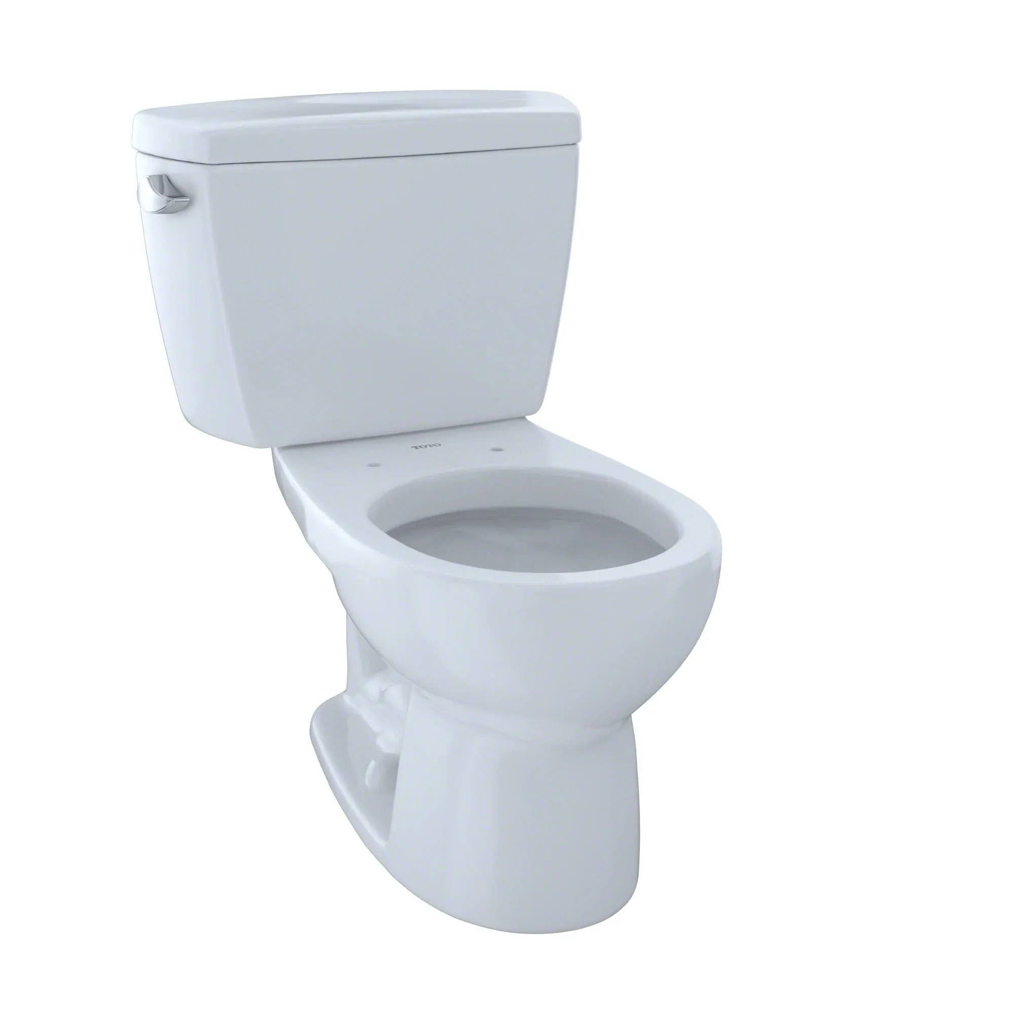 TOTO® Drake® Two-Piece Round 1.6 GPF Toilet, Cotton White - CST743S#01