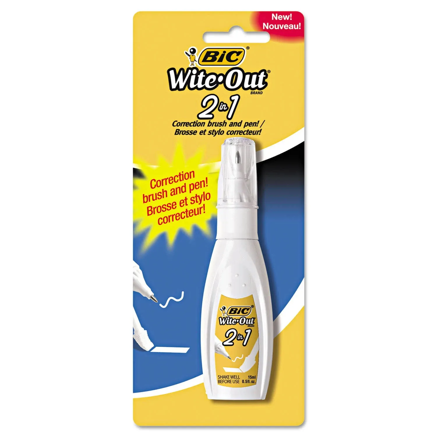 BIC Wite-Out 2-in-1 Correction Fluid