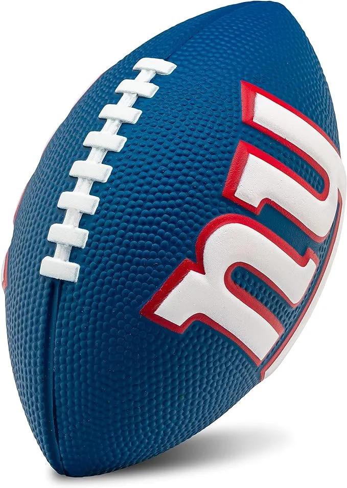 Franklin Sports NFL New York Giants Football - Kids Foam Football - Soft Football ...