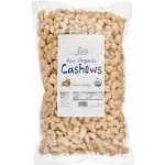 Jiva Organics Raw Organic Cashews (Whole) 2 Pound Bag