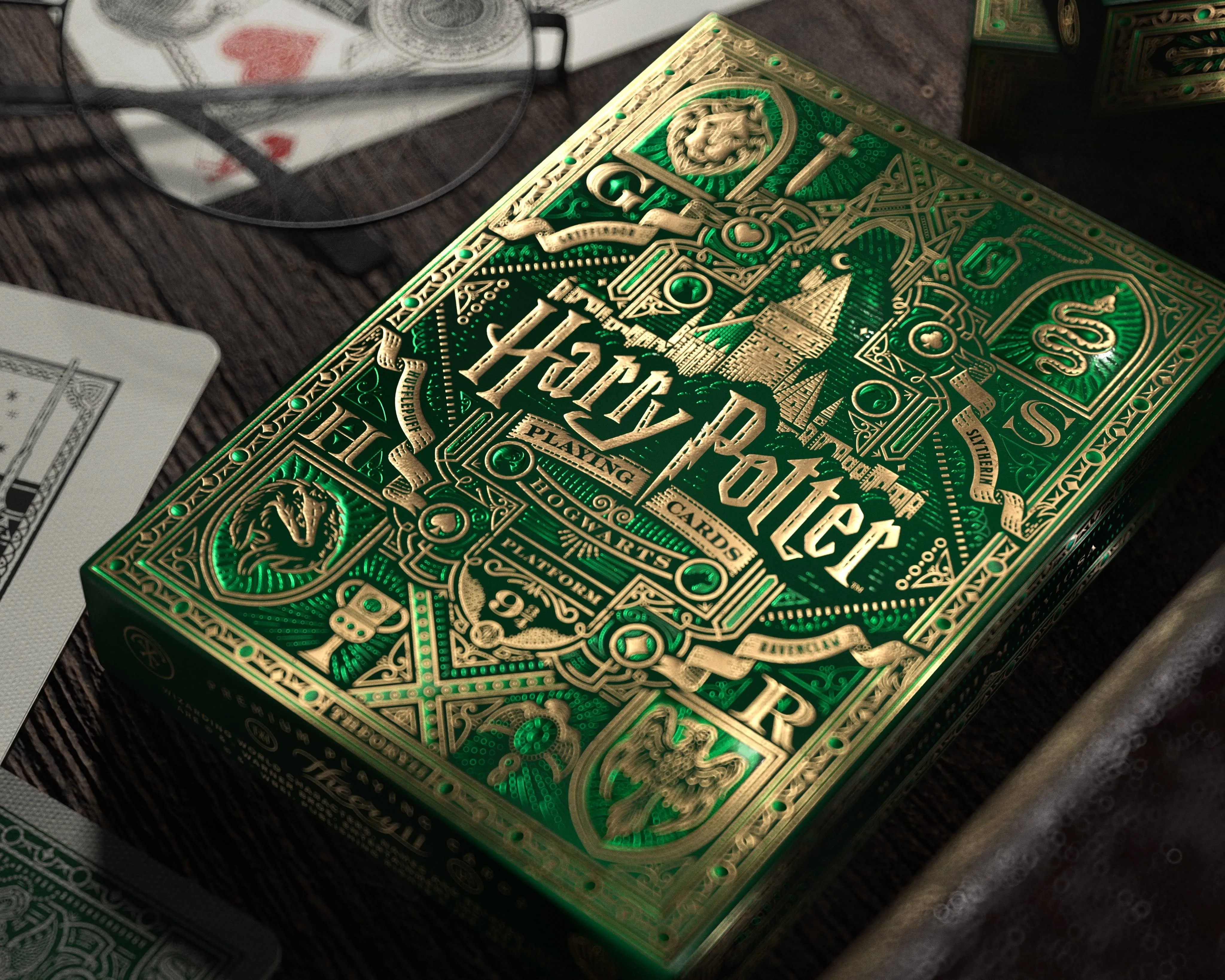 Harry Potter Playing Cards, Slytherin (Green)