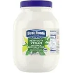 Best Foods Vegan Mayonnaise Jar Made with Non GMO Sourced Ingredients, No Artificial Flavors or Colors, No Cholesterol, Gluten Free, 1 Gallon (Pack of 1)