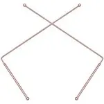 IXGNIJ 99.9% Copper Dowsing Rods - 2pcs Divining Rods - for Ghost Hunting Tools, Divining Water, Treasure, Buried Items Etc