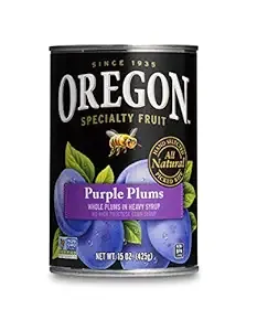 Oregon Fruit Product Purple Plum, 15 Ounce (8 Pack)