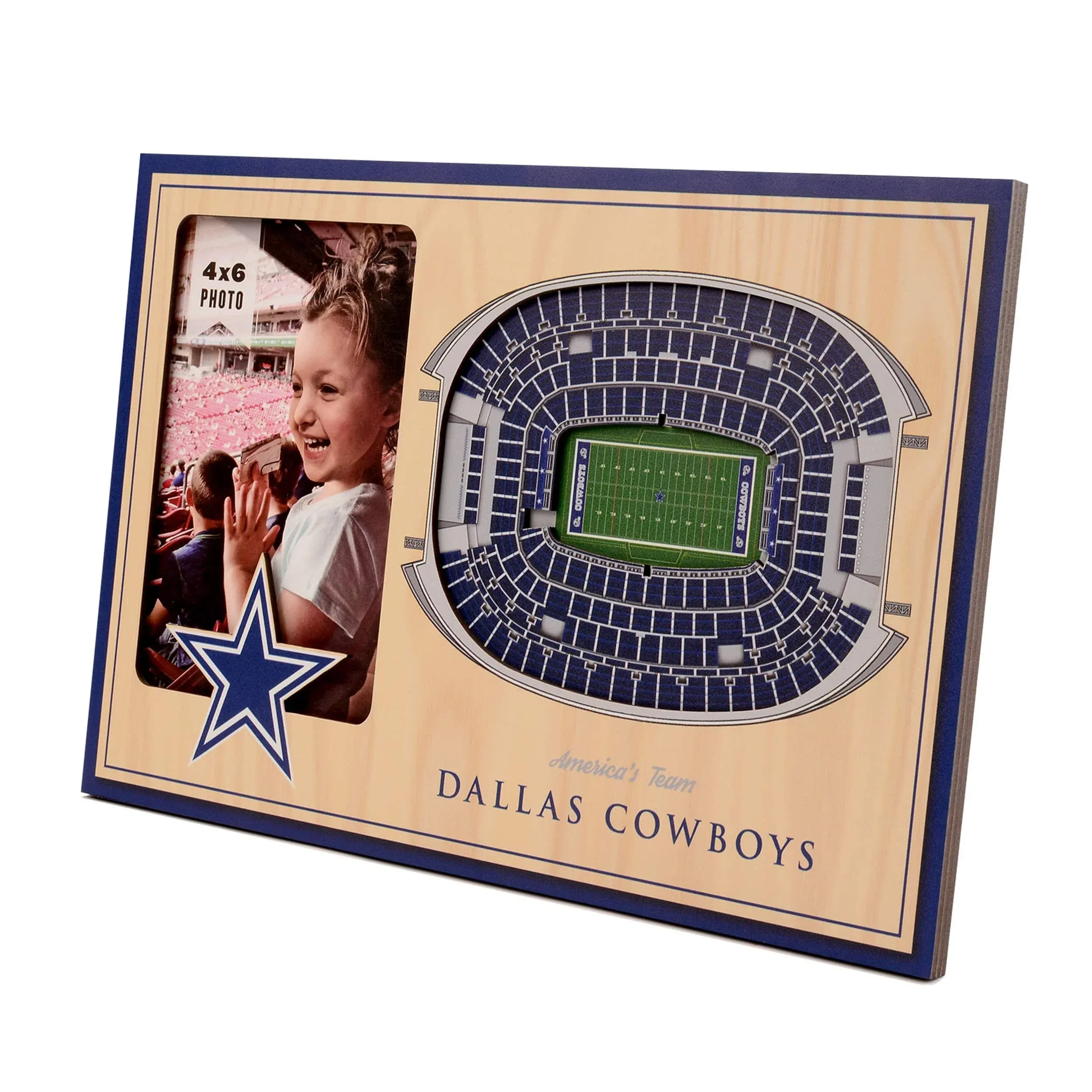 YouTheFan NFL Dallas Cowboys 3D StadiumViews Picture Frame