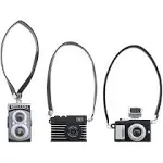 3pcs Dollhouse Miniature Camera 1:12 Scale Mini Camera Simulation Model for ...