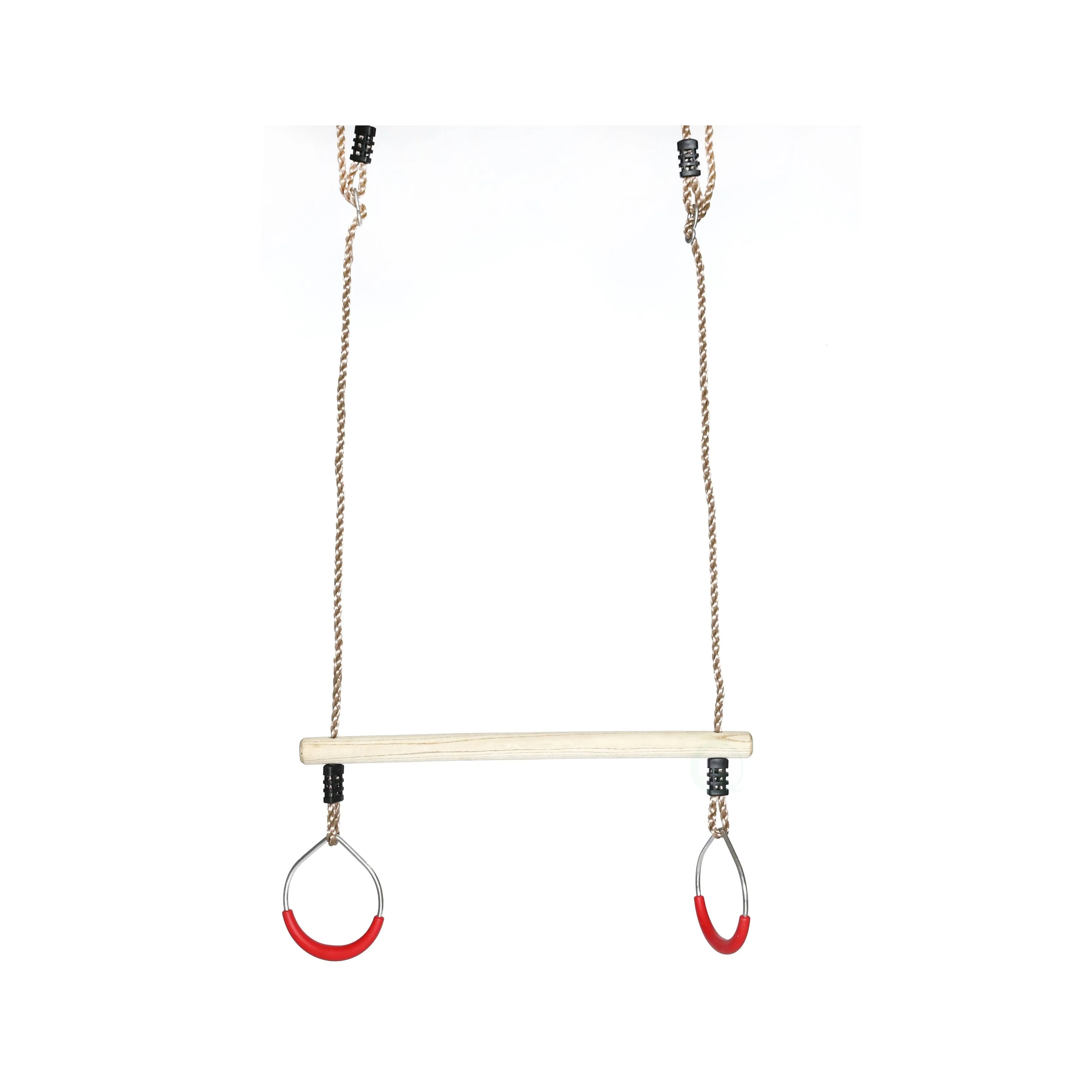 Kids Trapeze Swing Bar with Rings with Hanging Ropes