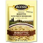 Alessi Autentico, Premium Seasoned Risotto, Italian Arborio Rice, Easy to Prepare, 8oz (Porcini Mushroom, Pack of 6)