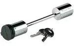 Master Lock 1471DAT Trailer Coupler Latch Lock, 3-4/10" Long Shackle x 9/32" Diameter Pin Silver