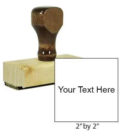 ExcelMark Traditional Custom Rubber Stamp (Square)