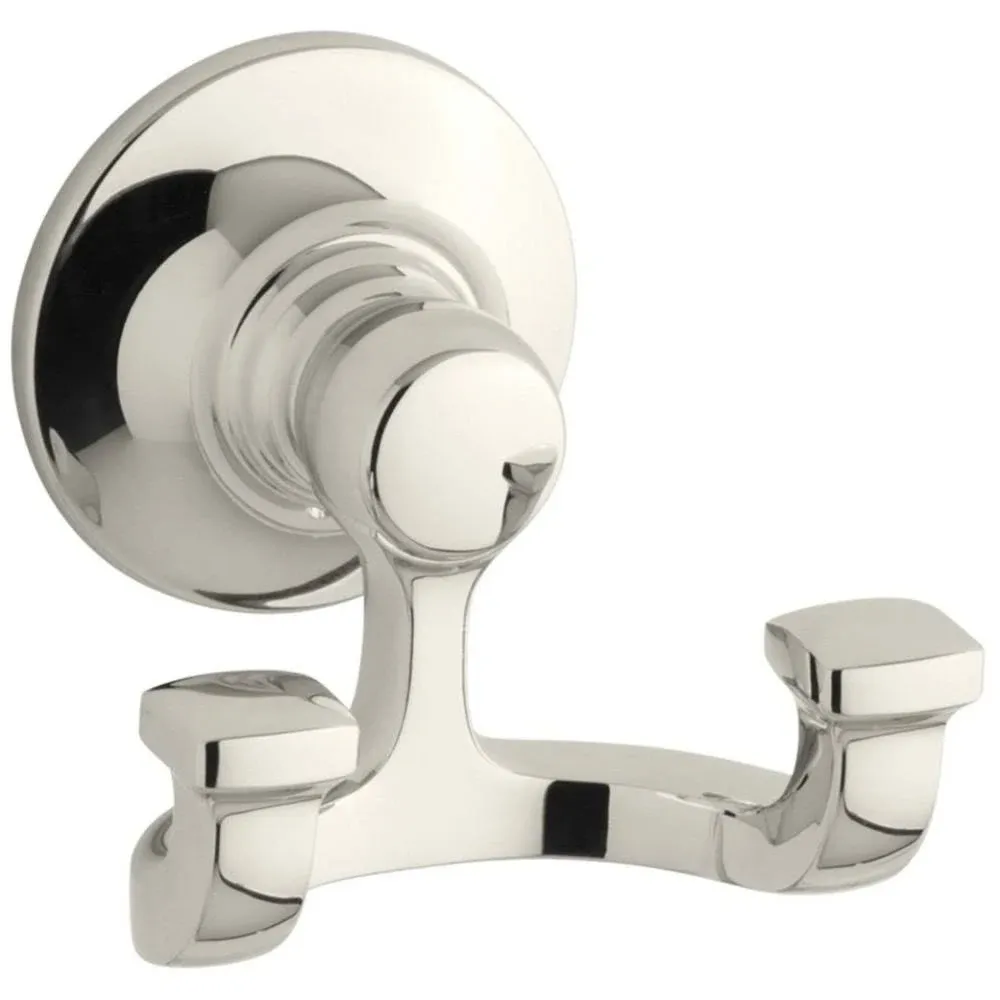 KOHLER K-11414-SN Bancroft Robe Hook, Vibrant Polished Nickel